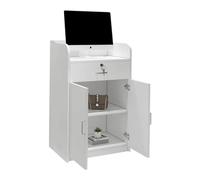 PZEOB Podio Piccolo e Semplice, leggii in Legno Leggeri, Portatili e Facili da Montare, pulpiti per Computer Portatili per conferenze, Supporto per podio