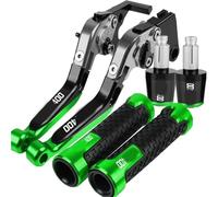 PZGRHWRWD Leva freno frizione motocicletta manopole manubrio estremità per Kawasaki ZXR400 ZXR 400 tutti gli anni 1990-1995 1996 1997 1998 1999 2000-2003(Green 2)