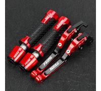 PZGRHWRWD Leve freno frizione moto leva per YAMAHA FZ-25 FZ25 FZ 25 2017 2018 2019 2020 2021 2022 2023 2024 manopole manubrio estremità(Red 1)