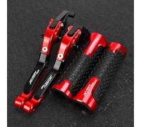 PZGRHWRWD Leve freno frizione moto per X-ADV 750 2017 2018 2019 2020 2021 2022 2023 2024 Manopole manubrio estremità(Red 5)