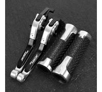 PZGRHWRWD Leve freno frizione moto per X-ADV 750 2017 2018 2019 2020 2021 2022 2023 2024 Manopole manubrio estremità(Silver 3)