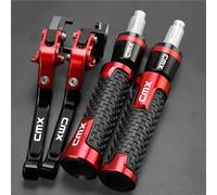 PZGRHWRWD Leve freno frizione regolabili per motocicletta, impugnatura manubrio PER Rebel CMX 300 500 1100 CMX300 CMX500 CMX1100 AllYears 2025 26(Red 5)