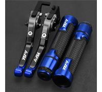 PZGRHWRWD Moto per YAMAHA YZFR1 YZF-R1 1999 2000 2001 2002 2003 Leva freno frizione regolabile CNC Maniglia pieghevole Set manopole(Blue 4)