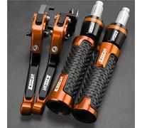 PZGRHWRWD PER S1000XR S 1000 XR 2015 2016 2017 2018 Leve freno e frizione CNC per moto Manopole manubrio antiscivolo Manopole estremità(Orange 1)