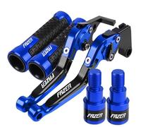 PZGRHWRWD Per Yamaha Fazer 700 FZX700 FAZER 1986 1987 Accessori moto Leve frizione freno Manopole manubrio Boccole manubrio Leva a a mano(Blue 2)
