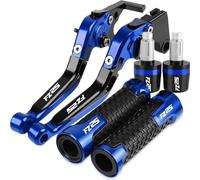 PZGRHWRWD Per YAMAHA FZ-25 FZ25 2017 2018 Moto Leve Freno Frizione Regolabili Pieghevoli Manopole Manubrio Parti Moto(Blue 1)