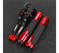 PZGRHWRWD PER YAMAHA TDM850 TDM 850 1991-2002 Accessori per moto Leve freno frizione pieghevoli in alluminio CNC Manopole manubrio Estremità(Red 2)