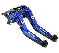 PZGRHWRWD Per YAMAHA XMAX250/300/400 2016-2017 Leva frizione Leva freno Set Leve manubrio pieghevoli regolabili Accessori moto Ricambi(Blue 1)