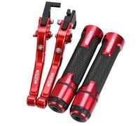 PZGRHWRWD PER Yamaha XSR900ABS Leva freno frizione regolabile 7/8" 22MM Manopole Moto XSR xsr 900 ABS 2016-2020 2019 2018 2017(Red 2)