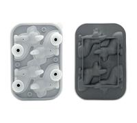 pziutdema Stampo per cubetti di ghiaccio A-u-s in silicone, divertente forma di cane, vassoio per cubetti di ghiaccio in silicone, forme divertenti per W-hiskey, Co-ckt-ails, Bour-bon B-pa vassoio con
