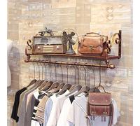 PZJDFDC Appendiabiti - Appendiabiti Da Parete, Appendiabitis In Ferro, Espositore Per Abiti Da Parete, Espositores Per Grucce Da Paretes, Asta Per Appendere Abiti Da Paretes(60cm)