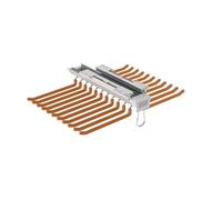 PZJDFDC Asta Estensibile Per Guardaroba - Appendiabiti Estraibile, Asta Appendiabiti Estensibile, Asta Appendiabiti Con Capacità Di Carico Di 33 Libbre, Robusto Porta Pantaloni Estensibile(Orange)