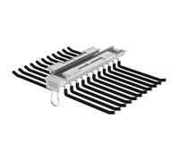 PZJDFDC Asta Estensibile Per Guardaroba - Appendiabiti Estraibile, Asta Appendiabiti Estensibile, Asta Appendiabiti Con Capacità Di Carico Di 33 Libbre, Robusto Porta Pantaloni Estensibile(Black)