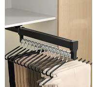 PZJDFDC Asta Estensibile Per Guardaroba - Appendiabiti Estraibile, Asta Appendiabiti Estraibile In Acciaio 201, Portata Gruccia 25 Kg, Astas Appendiabitis Regolabile 35-80 Cm(700mm)