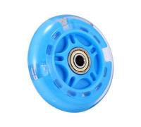 PZJFH Rotelle luminose a LED da 80 mm, per scooter - Ruote di ricambio blu con ABEC9, silenziose e resistenti all'usura, per tutti i tipi di scooter