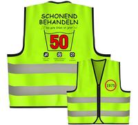 PZJOALN Regali per il 50° compleanno - Trattamento delicato - Abbigliamento di sicurezza, divertenti regali di compleanno per uomini e donne, regali per uomini per il 50° compleanno, verde, XL