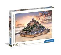 Clementoni - Puzzle 1500 Pezzi per Adulti e Ragazzi, Collection, Tema Monte Saint Michel, Idea Regalo Uomo e Donna, Made in Italy, 59,2x84,3 cm, 31727