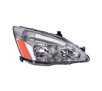 PZLAFC Compatibile con Honda Accord 2003-2007 versione USA Paraurti anteriore auto Faro luce di guida Lampada di segnalazione Alloggiamento faro(White Right)