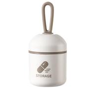 Pzmjwkyn Portapillole - Contenitore ermetico, oscurante,Organizer per integratori da viaggio | per pendolari, studenti fuori sede, trasferte, case di riposo, escursionismo, anziani uomini e donne