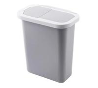 PZOFERLIN Cestino Pattumiera da cucina sospesa a parete con coperchio scorrevole multicolore 5 l(Grey)