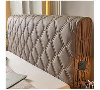 PZOFERLIN Copritestiera elastica per letto Copri testiera in velluto elastico multicolore, diverse misure(D,150CM)