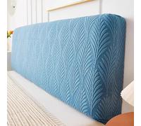 PZOFERLIN Copritestiera elastica per letto Copri testiera letto elasticizzata in jacquard multicolore, diverse misure(Blue,150cm)