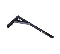 PZOFERLIN La formazione del personale Staffa angolare pieghevole for montaggio a parete for panca e tavolo, nera(14in)
