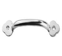 PZOFERLIN Maniglie per mobili Maniglie for porte antiche multicolori da 10 pezzi, maniglie for cassetti, dimensioni multiple, in lega di zinco(10.2cm-silver)