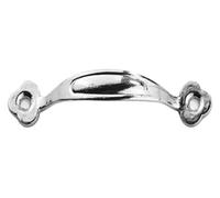 PZOFERLIN Maniglie per mobili Maniglie for porte antiche multicolori da 10 pezzi, maniglie for cassetti, dimensioni multiple, in lega di zinco(7.9cm-silver)