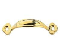 PZOFERLIN Maniglie per mobili Maniglie for porte antiche multicolori da 10 pezzi, maniglie for cassetti, dimensioni multiple, in lega di zinco(7.9cm-gold)