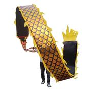 PZOFERLIN Nastro per Danza del Drago Nastro Dragon Poi, Simile alla Seta, for Il Fitness, Diverse Misure: 6 m/8 m/10 m (20/26/33 Piedi)(10M)