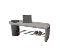 PZOFERLIN Panchina porta scarpe Panca portascarpe 80-150x35x40cm Beige Arancione Nero Grigio(Grey,150 * 35 * 40cm)