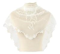 PZOFERLIN Veli da sposa Sciarpa Triangolo Velo Da Sposa In Pizzo Multicolor(Color6)