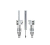 PZPSEQGM 10 pezzi di trasferimento in titanio Impressione di coping Abutments Compatibile con sistemi di impianti a vassoio chiuso aperto Strumenti di laboratorio dentale(GSPIM-4515M)