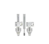 PZPSEQGM 10 pezzi di trasferimento in titanio Impressione di coping Abutments Compatibile con sistemi di impianti a vassoio chiuso aperto Strumenti di laboratorio dentale(GSPIS-6011R)