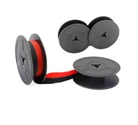 PZPSEQGM 10pcs 20pcs Compatibile da tipizzazione universale da 1/2 pollice compatibile con nastro GR1 GR1 GR1 DIN2103 Nastro da scrivere per Olympia e altre macchine Nero(GR1 Red Black 10pcs)