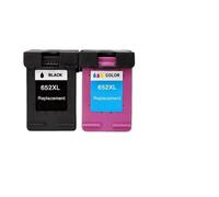 PZPSEQGM 1SET Cartuccia di inchiostro compatibile per 652 652 XL funziona con Deskjet 1115 1118 2135 2136 2138 3635 3636 3835 4536 4538(1PCS Tri-Color)