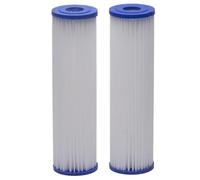 PZPSEQGM 2pcs 10x2. 5 Cartuccia per filtro di ricambio Pieglia per tutta la casa universale Compatibile con la maggior parte dei principali sistemi di filtrazione 'acqua di marca