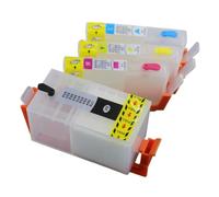 PZPSEQGM 4 pezzi di cartuccia ricaricabile inchiostro compatibile con 903 902 904 905 Lavora con Office Jet 6950 OfficeJet Pro 6960 6961 6963 6964 Stampanti NO CHIP