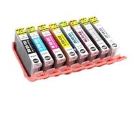PZPSEQGM 40 pezzi CLI 65 SET della cartuccia a inchiostro compatibile con Pro 200 stampante BK C M Y PC PM Gy LGY Colours CARTUGHES CLI65 Opzione da 1 a 40 pezzi(CLI-65 16pcs-2set)