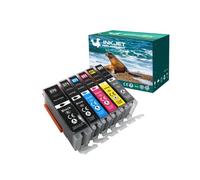 PZPSEQGM 6pcs 1set cartuccia di inchiostro compatibile compatibile 570xxl 571xxl PGI570 CLI571 per stampanti come MG5700 MG5750 MG5751 MG5752 MG5753 MG6800 MG6850