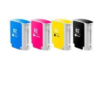 PZPSEQGM 82 cartuccia a inchiostro compatibile con designjet 500 500ps 510 510ps 800 800ps 815mfp 820mfp stampanti Work With CH565A C4911A C4912A(HP82 Black)