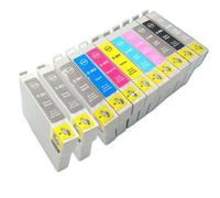 PZPSEQGM Cartucce di inchiostro compatibile per T0961 T0962 T0963 T0964 T0965 T0966 T0967 T0968 T0969 funziona con Stylus Photo R2880 Inchiostro classico incluso(1 Set Plus 2 PBK)