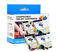 PZPSEQGM Cartucce di inchiostro compatibili 30xl Nero e sostituzione del colore per ESP C110 C310 C315 12 32 32S e Office 2150 2170 Stampanti cartucce di inchiostro multipack(2pk - 1BK 1Colour)