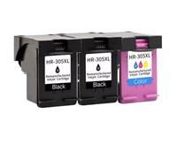 PZPSEQGM Cartuccia a inchiostro da 305xl compatibile con deskjet 2710 2730 2720 4110 4120 4130 4134 2320 6020 6022 6030 6032 Sostituzione delle stampanti per 305 xl(2Black 1Color)