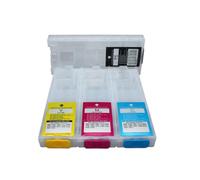 PZPSEQGM Cartuccia a inchiostro di ricarica da 600 ml e 320 ml compatibile con Workforce Pro WF-C5390 WF-C5890 WF-C5810 WF-C5310 NO CHIP