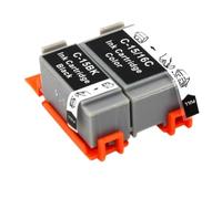 PZPSEQGM Cartuccia di inchiostro compatibile per IL BCI15 BK/C BCI16 BCI-16 Compatibile con IL I70 I80 Selphy DS700 DSSARDING IP90 Mini220 Stampante(2 Set 4PCS)