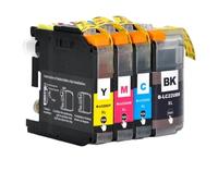 PZPSEQGM Cartuccia di inchiostro compatibile per le stampanti DCP-J785DW MFC-J985DW adatte al modello LC22U 22U(1 Set 4 PCS 2BK)