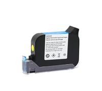PZPSEQGM Cartuccia di inchiostro per solventi ecologici JS12M 12. 7mm compatibile con stampanti a getto d'inchiostro portatile non crittografati con una adesione(JS12(M)-Yellow)