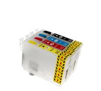 PZPSEQGM Cartuccia di inchiostro ricaricabile 604 604xl Compatibile con XP-3205 XP-4200 XP-4205 WF-2930DWF WF-2950 XP-2200 XP-2205 XP-3200 NO CHIP incluso(4 Refillable-Full)